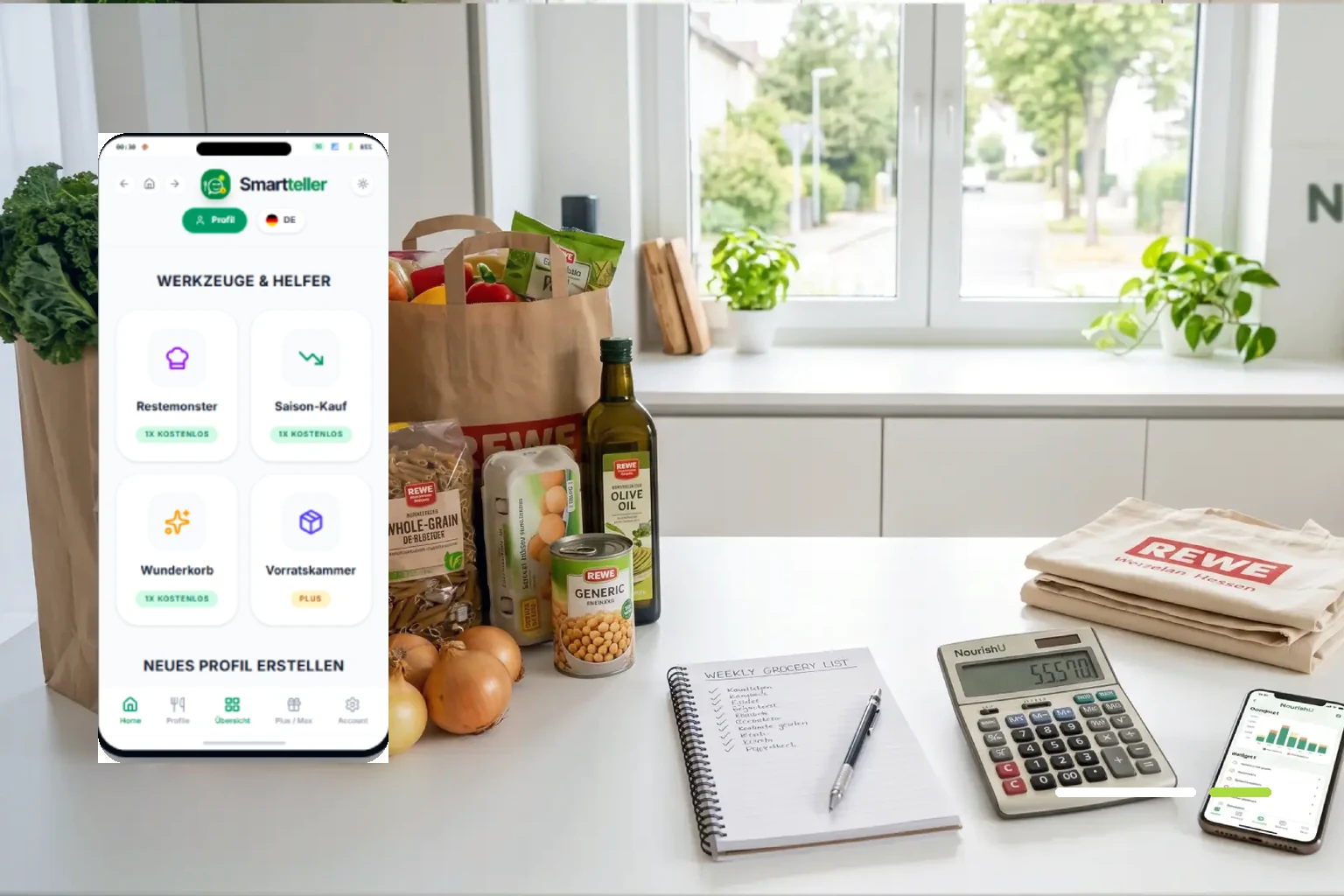 Smartteller FAQ: Budget und günstiger einkaufen visuell erklärt