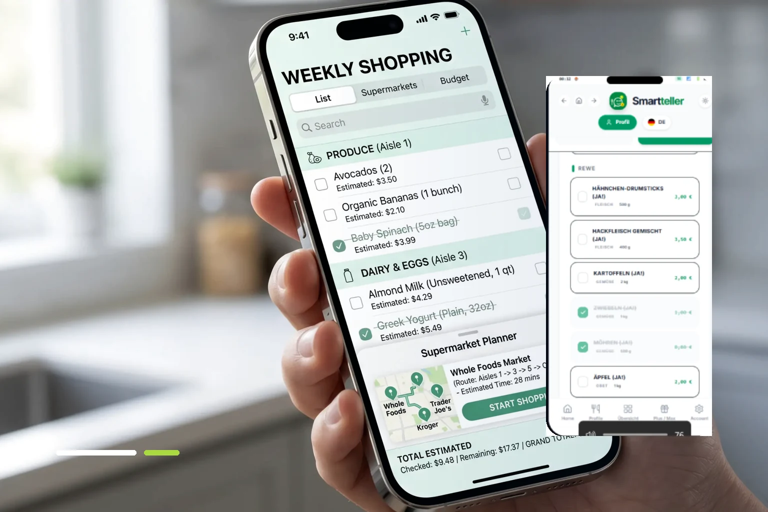 Smartteller FAQ: Einkaufsliste, Vorräte und Reste visuell erklärt