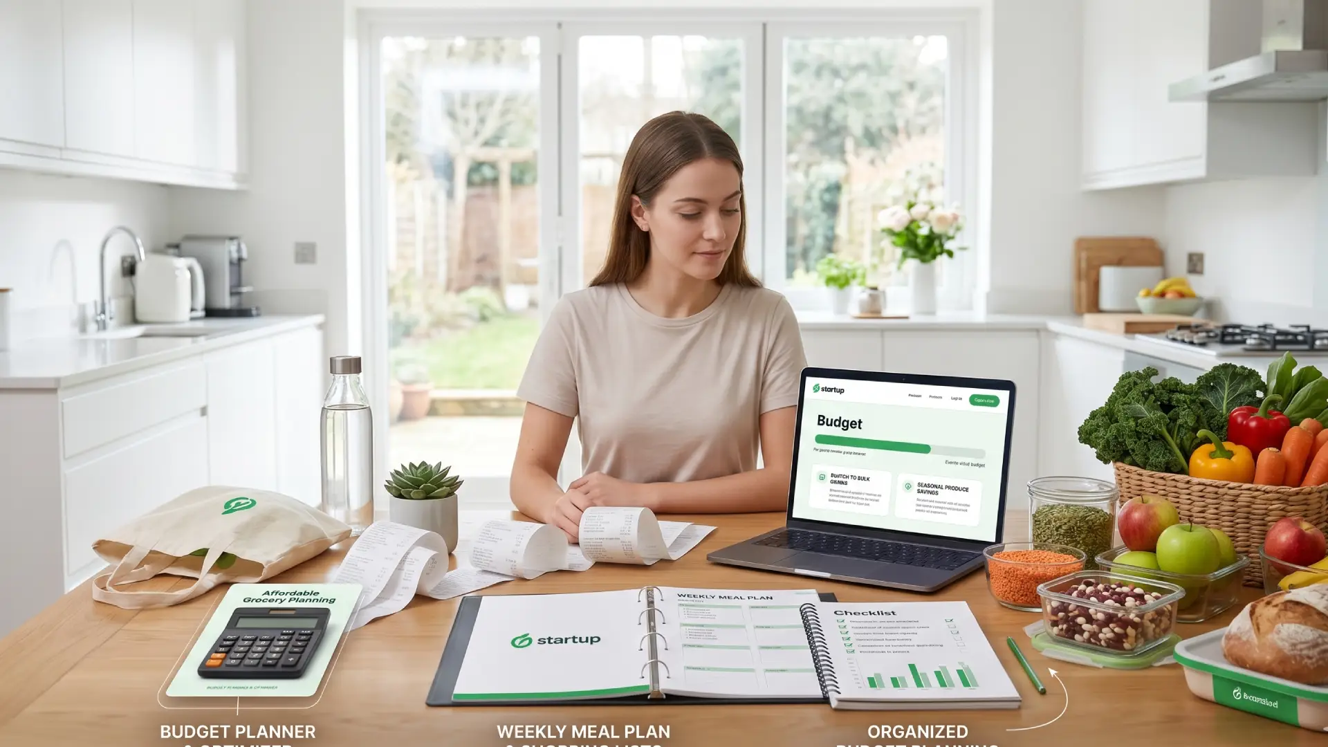 Budgetplanung für Lebensmittel in Smartteller