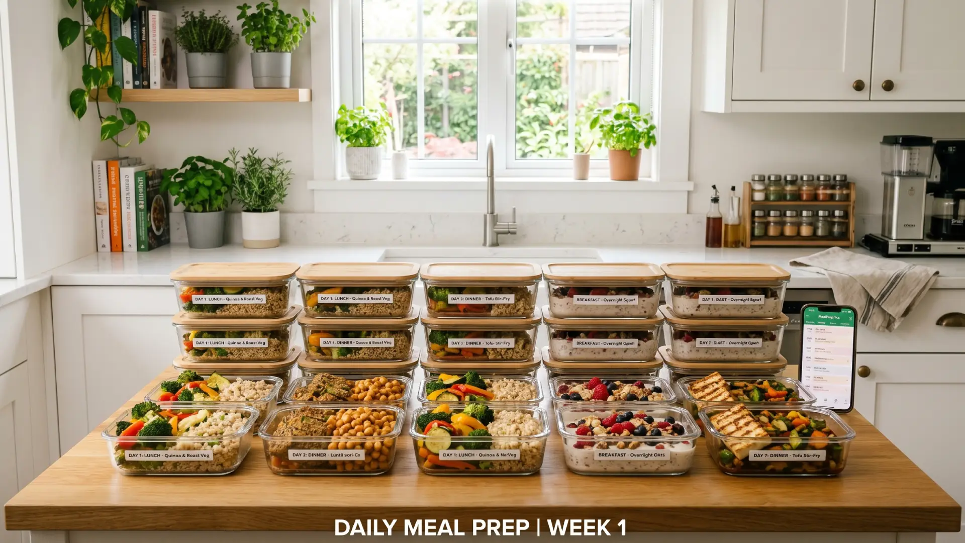 Meal Prep Planung mit Smartteller