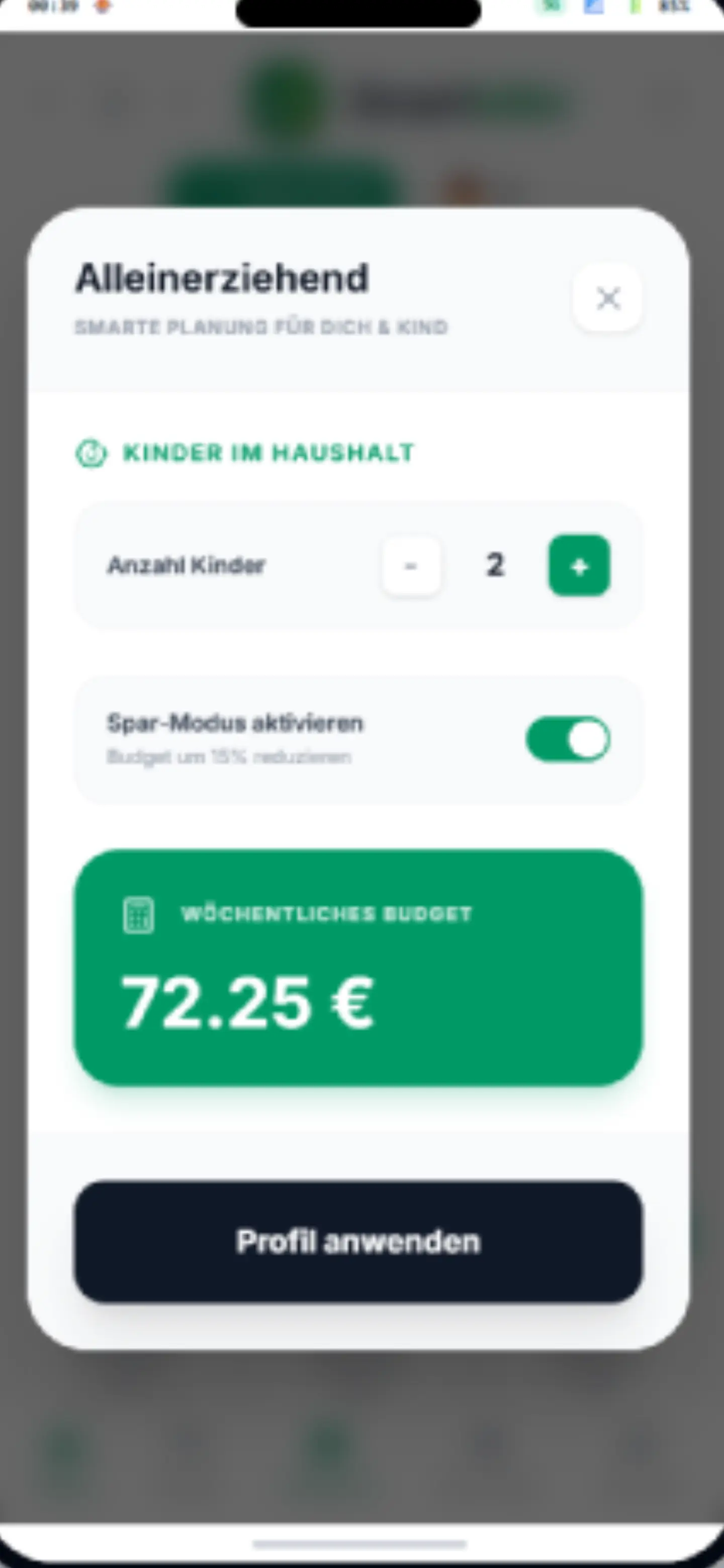 Smartteller Essensplanung für Familien