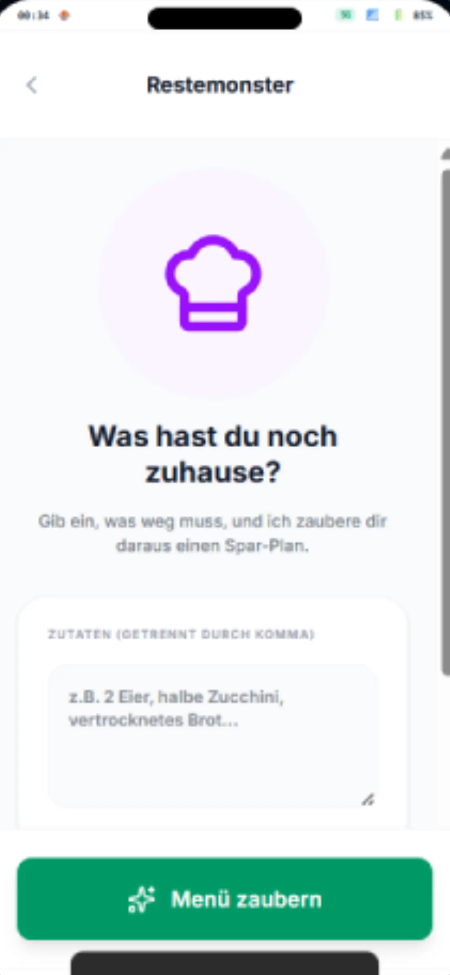 Resteverwertung mit dem Smartteller Rezeptgenerator