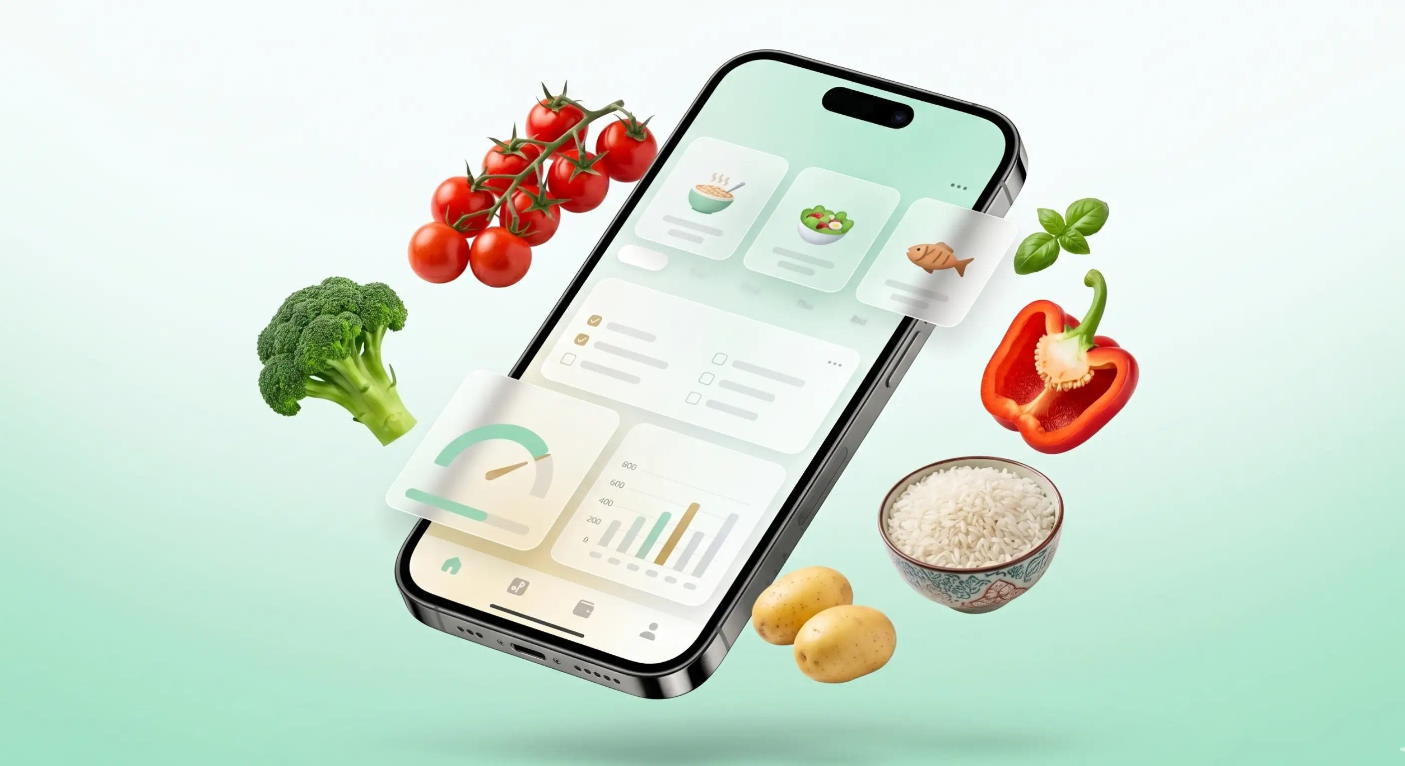 Smartteller App mit Essensplan, Budget und Einkaufsliste