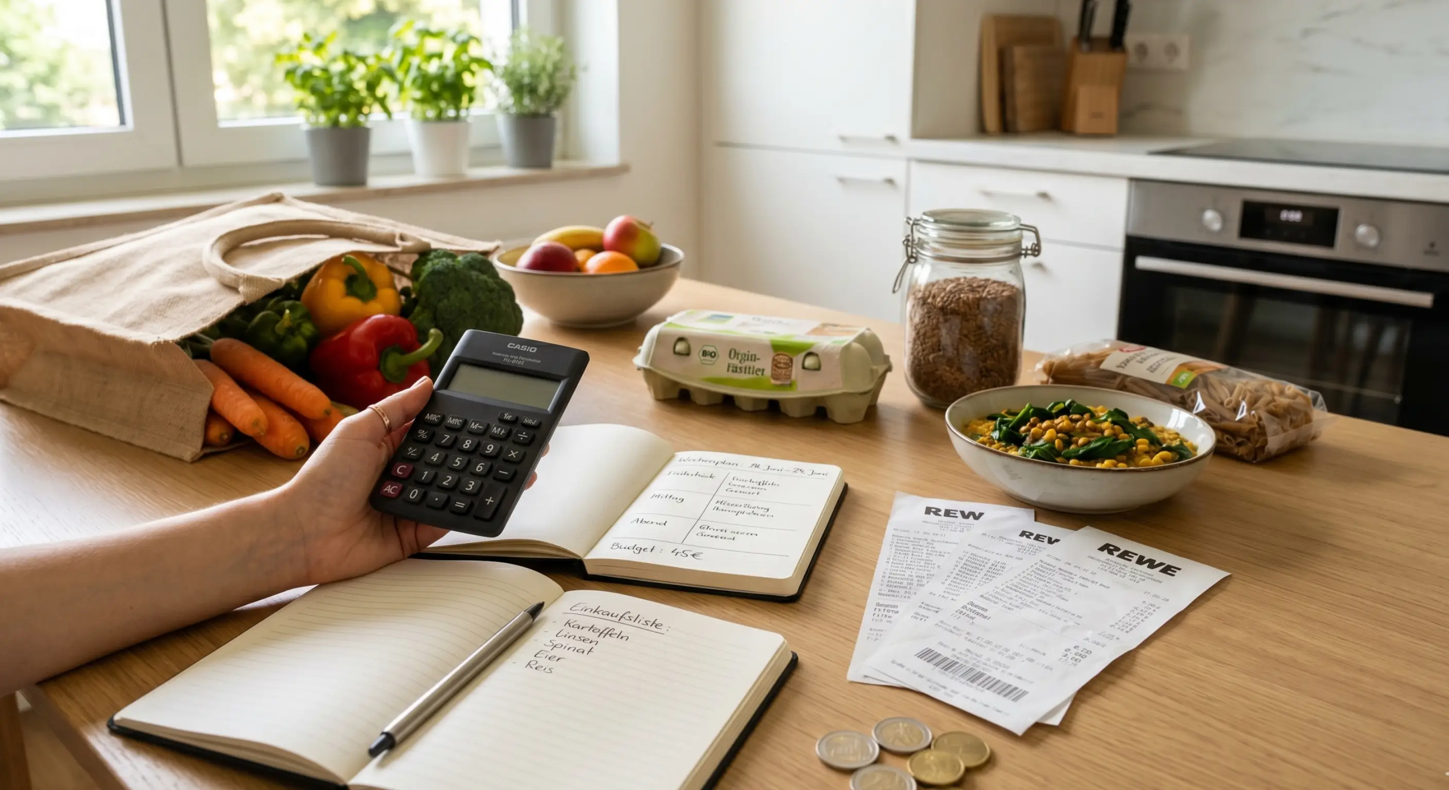 Smartteller Haushaltsbudget für knappe Monatsbudgets